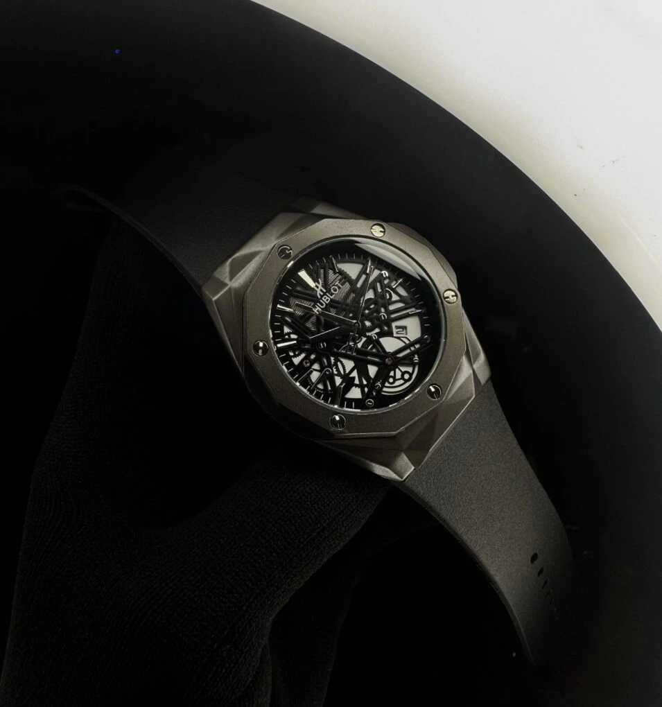 Hublot Watch | Black Silicone Belt & Black Body