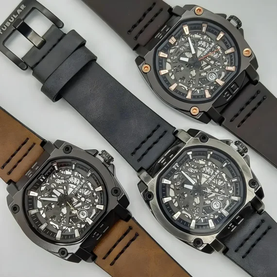 Stylish TUBULAR Skeleton Watch | 01 TL