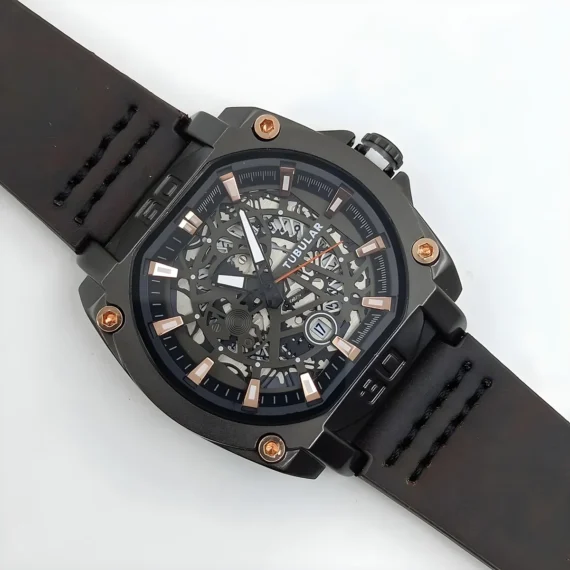 Stylish TUBULAR Skeleton Watch | 03 TG