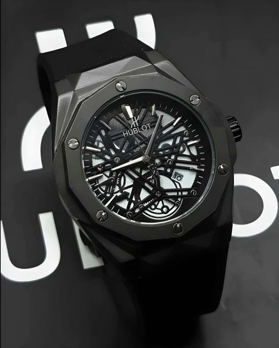 Premium Hublot Spider Watch | Ash Black