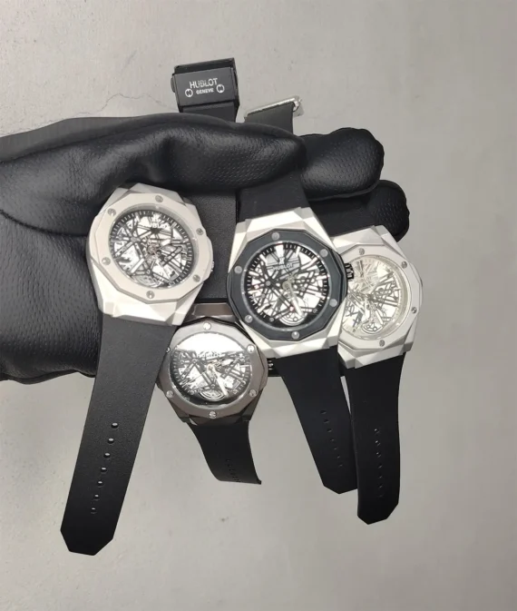 Premium Hublot Spider Watch | Full Silver