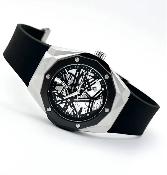 Premium Hublot Spider Watch | Silver Black