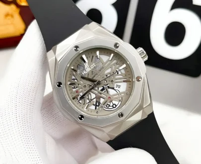 Premium Hublot Spider Watch | Full Silver
