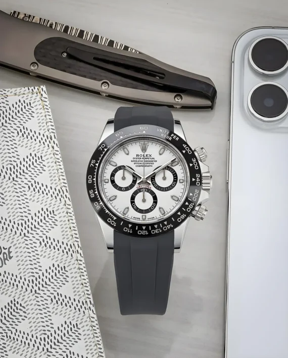 Rolex Cosmograph Daytona White Gold Mens Watch | Inside Dial White