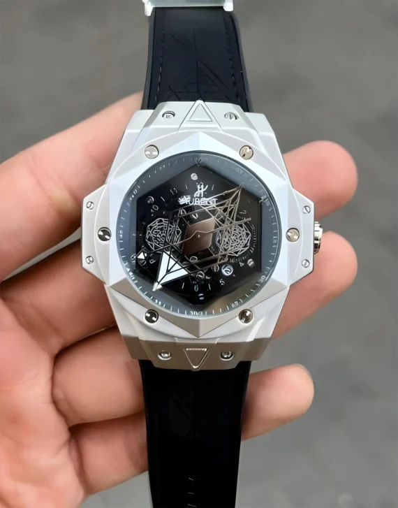 Men's Big Bang Watch - Black Silver