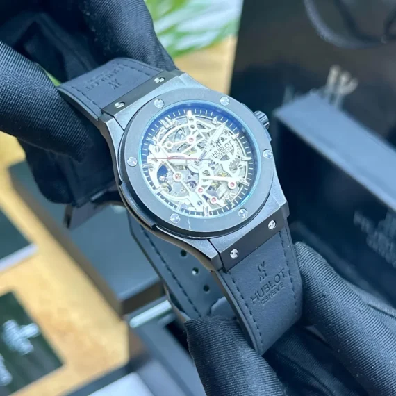 Hublot Automatic Machinery Premium Watch For Men | Full Black