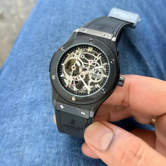 Hublot Automatic Machinery Premium Watch For Men | Full Black
