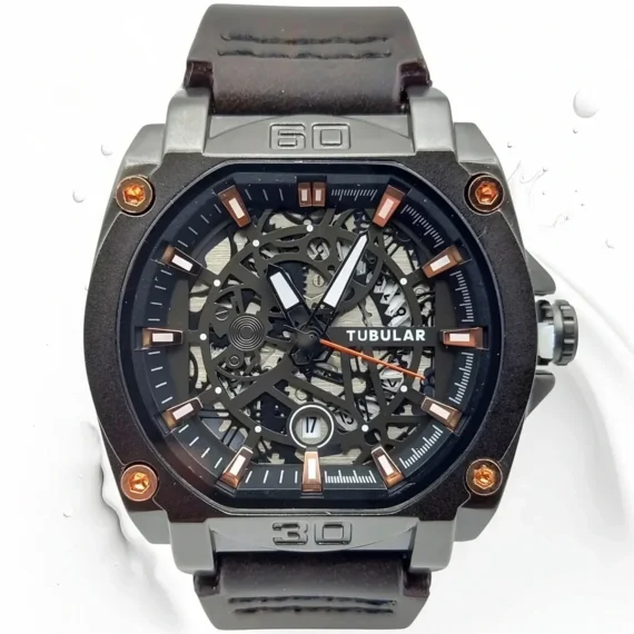 Stylish TUBULAR Skeleton Watch | 03 TG