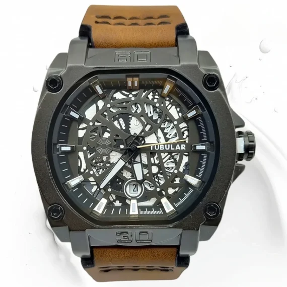 Stylish TUBULAR Skeleton Watch | 02 TB