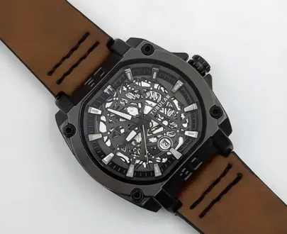 Stylish TUBULAR Skeleton Watch | 01 TL