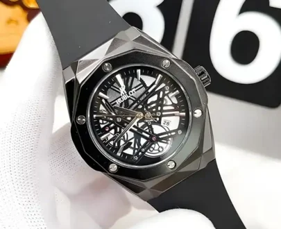 Premium Hublot Spider Watch | Ash Black