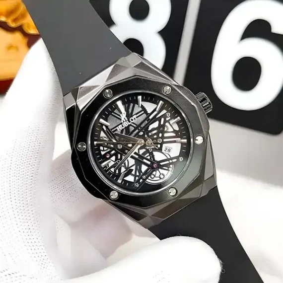 Premium Hublot Spider Watch | Ash Black