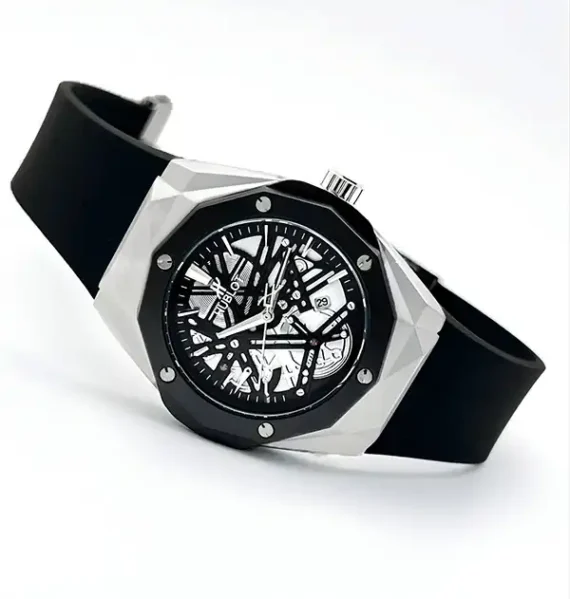 Premium Hublot Spider Watch | Silver Black