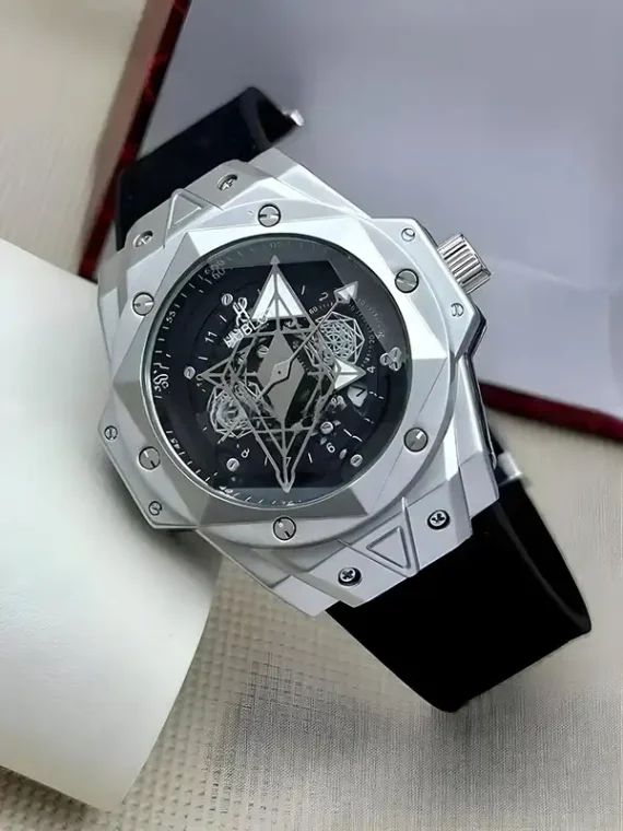 Men's Big Bang Watch - Black Silver
